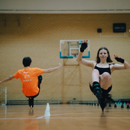 Treniruotės salėje